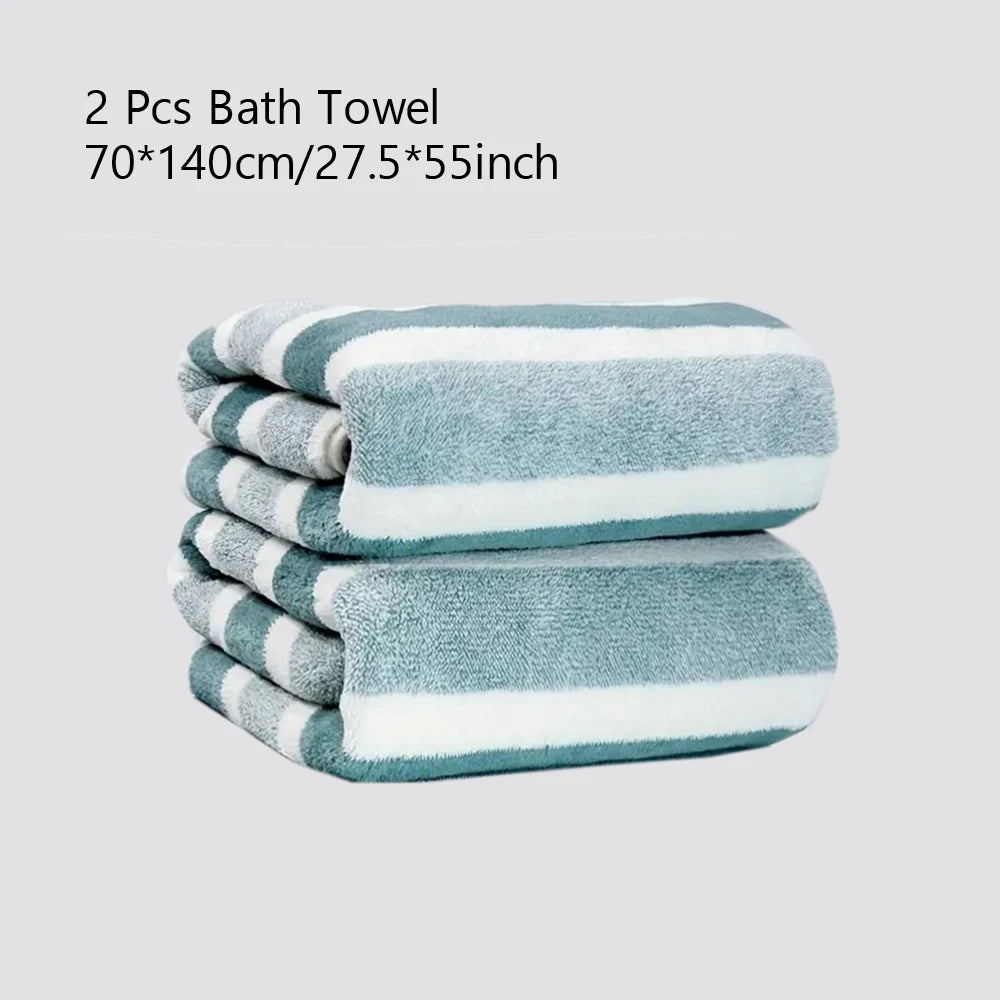 Homilly Soft Absorbent Bath Towels Set – 2 / 4 / 6 Pieces
