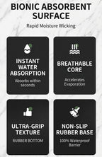 Kitchen Dish Drying Mat – Quick Dry Diatomite Drain Pad for Tableware & Coffee Station