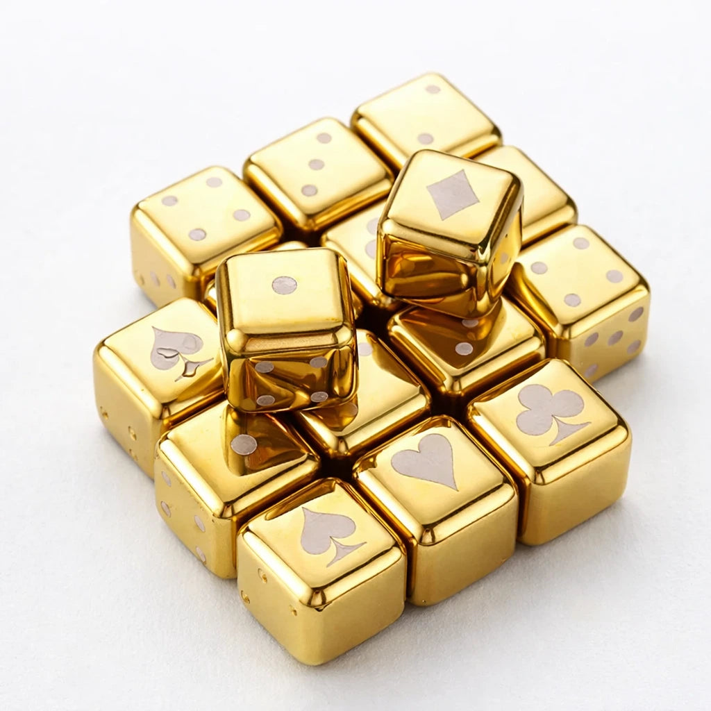 Homilliy Stainless Steel Whiskey Stones – Reusable Drink Chillers