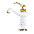 Homilliy Antique Brass Bathroom Faucet – Single Handle Mixer