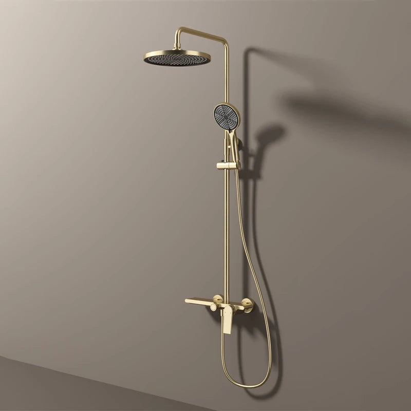 Homilliy Golden Shower Set – Multi-Function Bathroom Mixer & Hand Shower