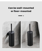 Wall-Mounted Stainless Steel Toilet Brush Holder