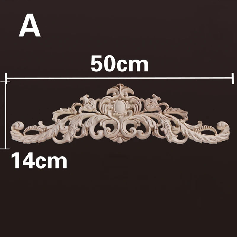 Homilliy Wood Appliques & Onlays – Decorative Floral Carvings for Furniture & Walls