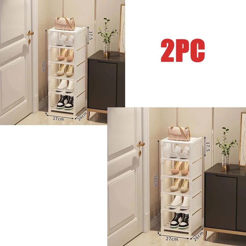 Homilliy Stackable Shoe Organizer – Multi-Layer Space Saving Rack