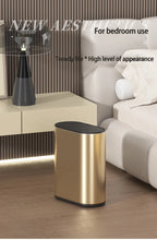 Homilliy Slim Stainless Steel Trash Can – 7L Press Lid