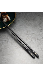 Premium Japanese-Style Chopsticks (5-Pair Set) – Reusable & Non-Slip for Authentic Dining