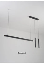 Nordic Linear LED Pendant Light – Ultra-Slim Modern Island Chandelier