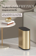 Homilliy Slim Stainless Steel Trash Can – 7L Press Lid