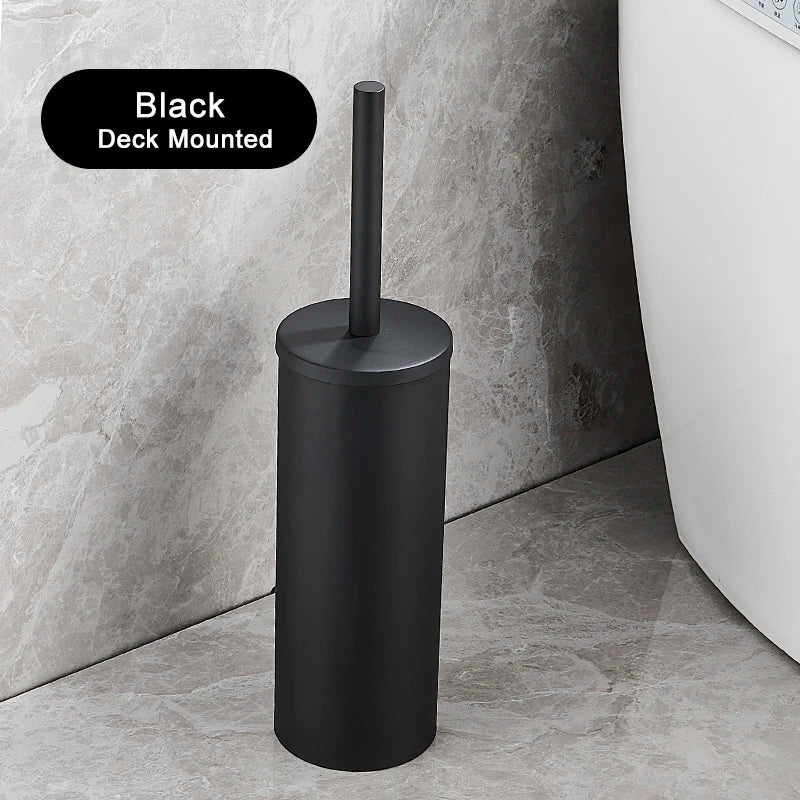 Wall-Mounted Stainless Steel Toilet Brush Holder