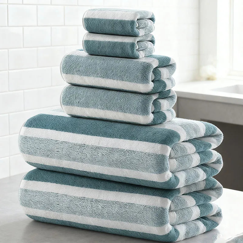 Homilly Soft Absorbent Bath Towels Set – 2 / 4 / 6 Pieces