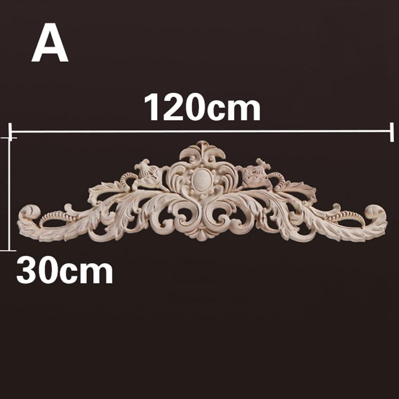 Homilliy Wood Appliques & Onlays – Decorative Floral Carvings for Furniture & Walls