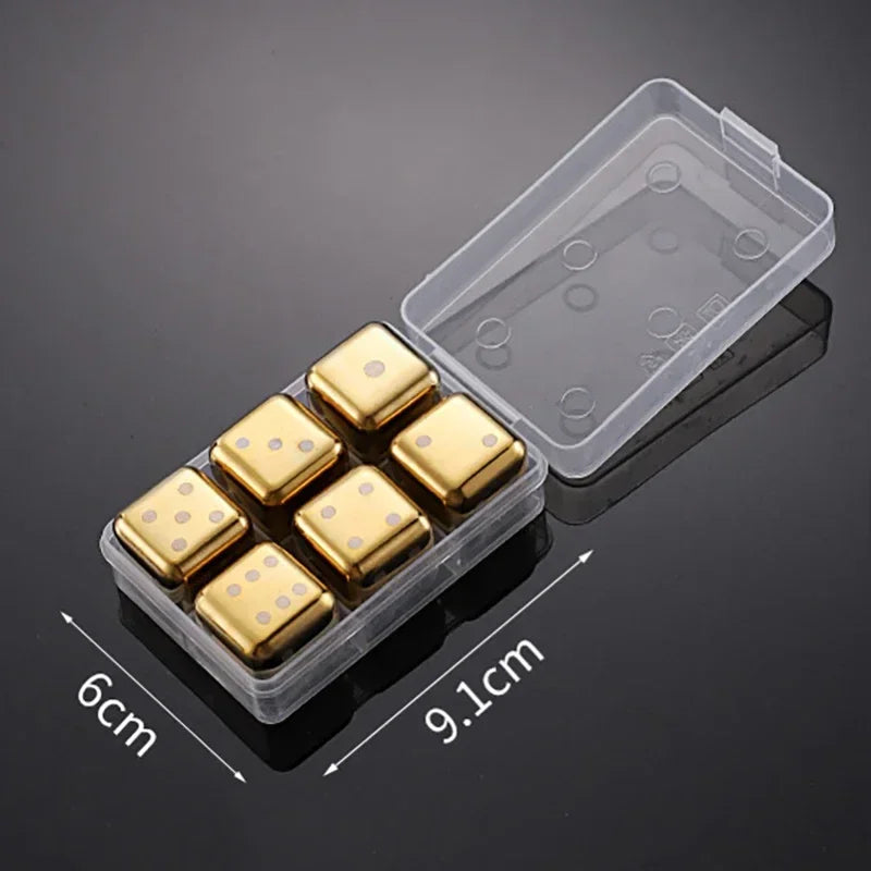 Homilliy Stainless Steel Whiskey Stones – Reusable Drink Chillers