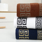 Homilliy Essential Cotton Bath Towels – 2-Piece Set (Black)