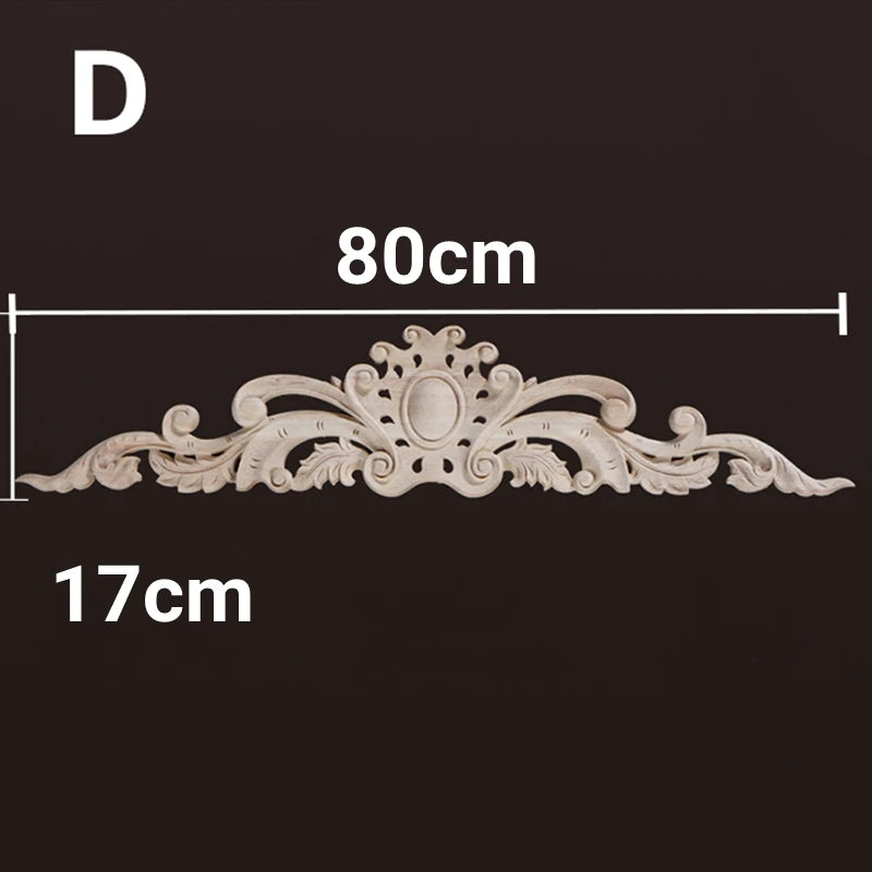 Homilliy Wood Appliques & Onlays – Decorative Floral Carvings for Furniture & Walls