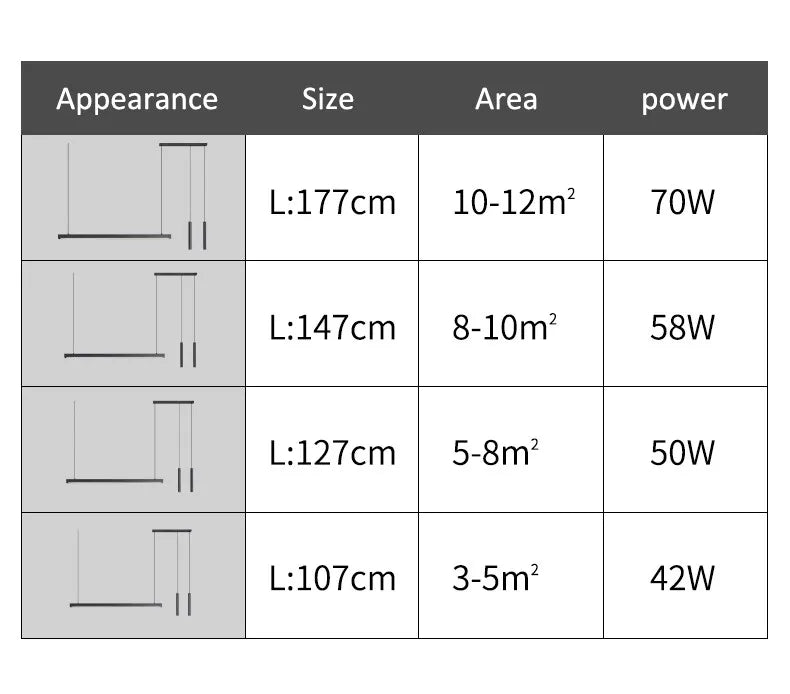 Nordic Linear LED Pendant Light – Ultra-Slim Modern Island Chandelier