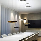 Nordic LED Ring Pendant Light – Modern Minimalist Statement Chandelier