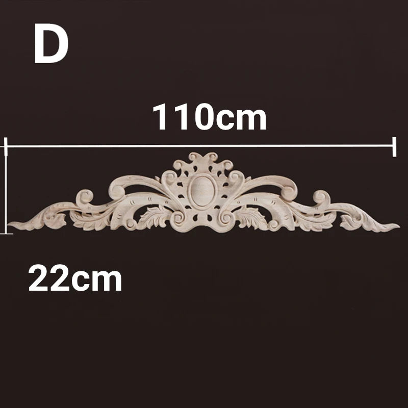 Homilliy Wood Appliques & Onlays – Decorative Floral Carvings for Furniture & Walls