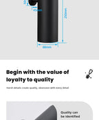 Wall-Mounted Stainless Steel Toilet Brush Holder