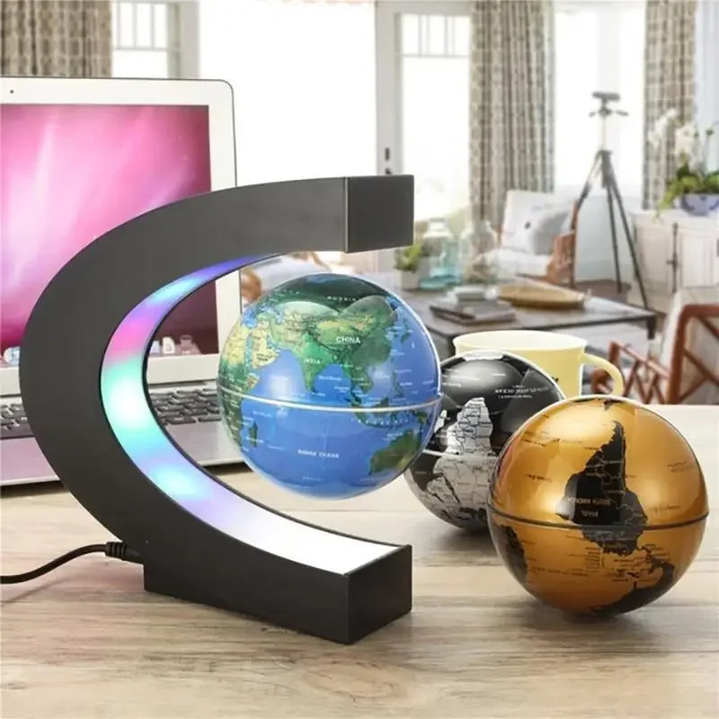 Nordic Magnetic Levitating Floating Globe - LED Anti-Gravity World Map