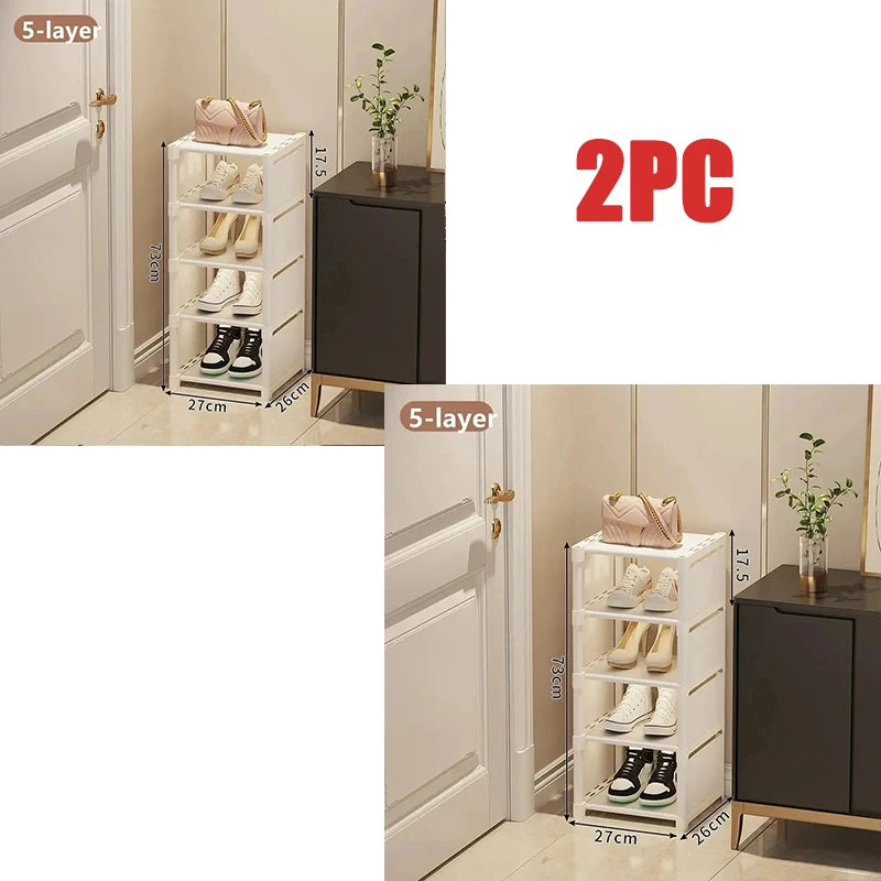 Homilliy Stackable Shoe Organizer – Multi-Layer Space Saving Rack