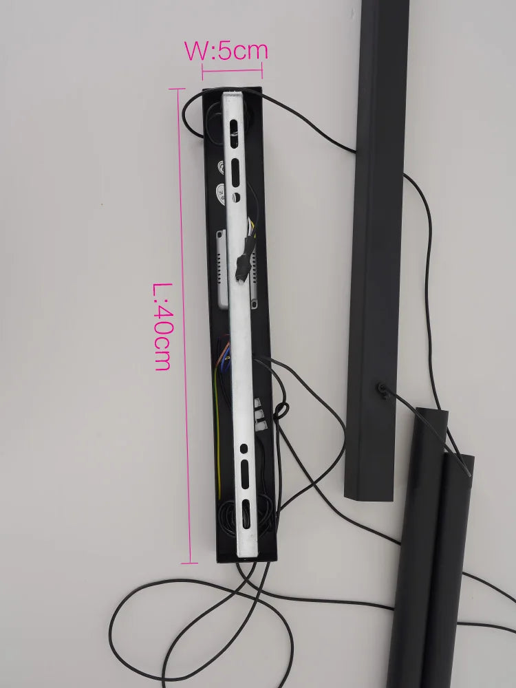 Nordic Linear LED Pendant Light – Ultra-Slim Modern Island Chandelier