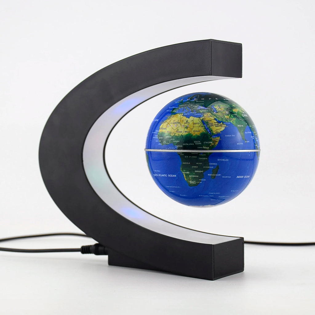Nordic Magnetic Levitating Floating Globe - LED Anti-Gravity World Map