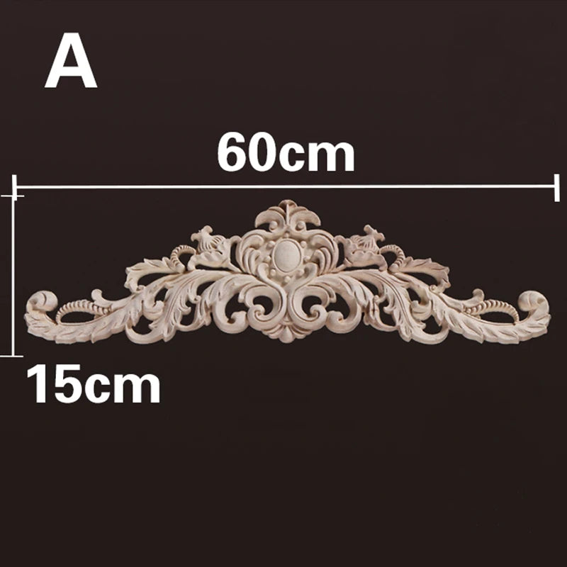 Homilliy Wood Appliques & Onlays – Decorative Floral Carvings for Furniture & Walls
