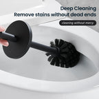 Wall-Mounted Stainless Steel Toilet Brush Holder