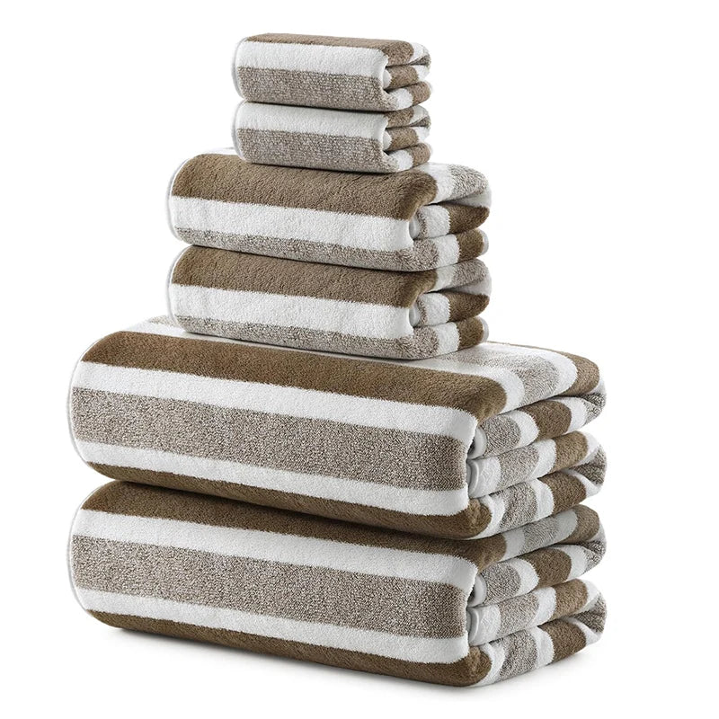 Homilly Soft Absorbent Bath Towels Set – 2 / 4 / 6 Pieces