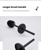 Wall-Mounted Stainless Steel Toilet Brush Holder