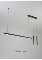 Nordic Linear LED Pendant Light – Ultra-Slim Modern Island Chandelier