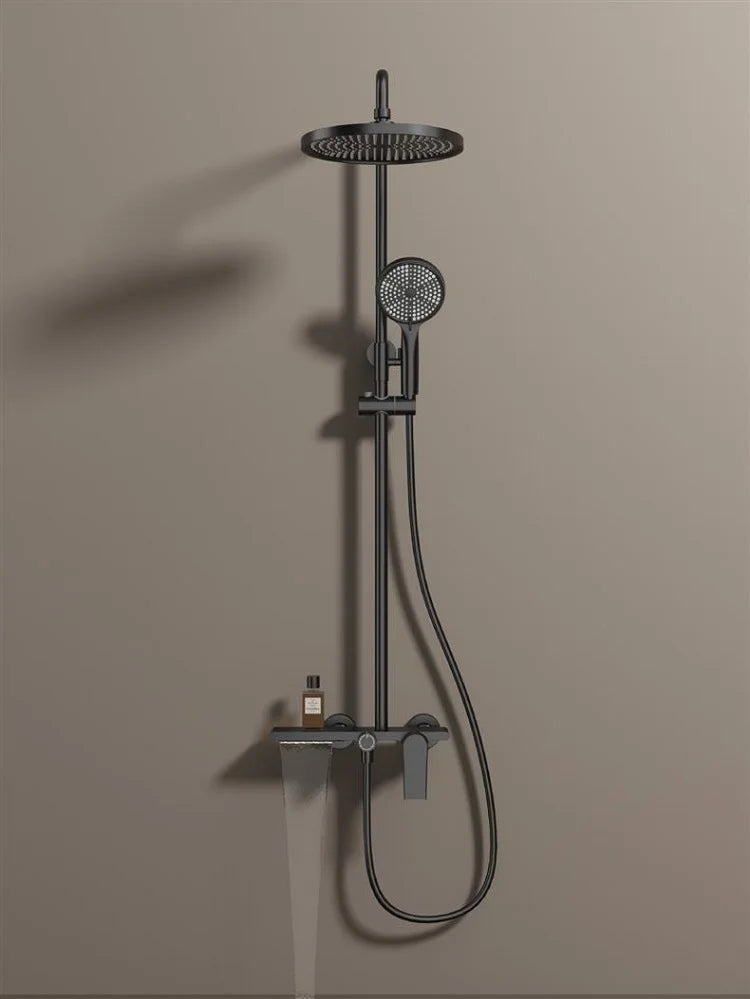 Homilliy Golden Shower Set – Multi-Function Bathroom Mixer & Hand Shower