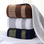 Homilliy Essential Cotton Bath Towels – 2-Piece Set (Black)