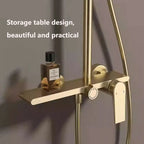 Homilliy Golden Shower Set – Multi-Function Bathroom Mixer & Hand Shower