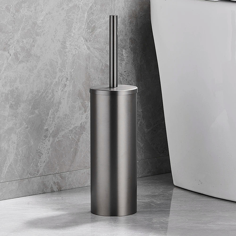 Wall-Mounted Stainless Steel Toilet Brush Holder