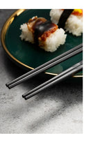 Premium Japanese-Style Chopsticks (5-Pair Set) – Reusable & Non-Slip for Authentic Dining