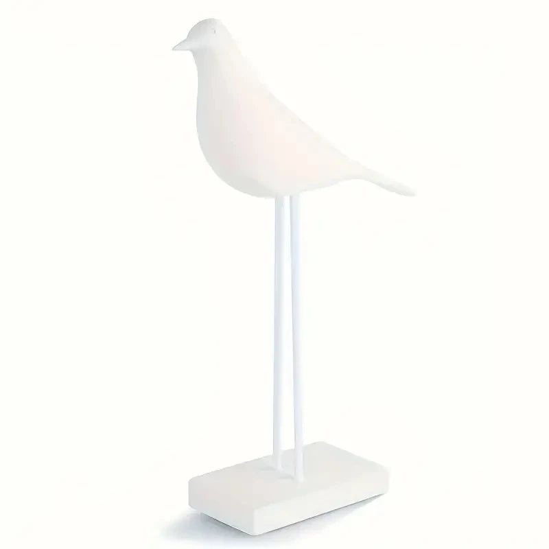 Nordic Resin Bird Statue – Modern Decorative Sculpture for Home & Office Desktop