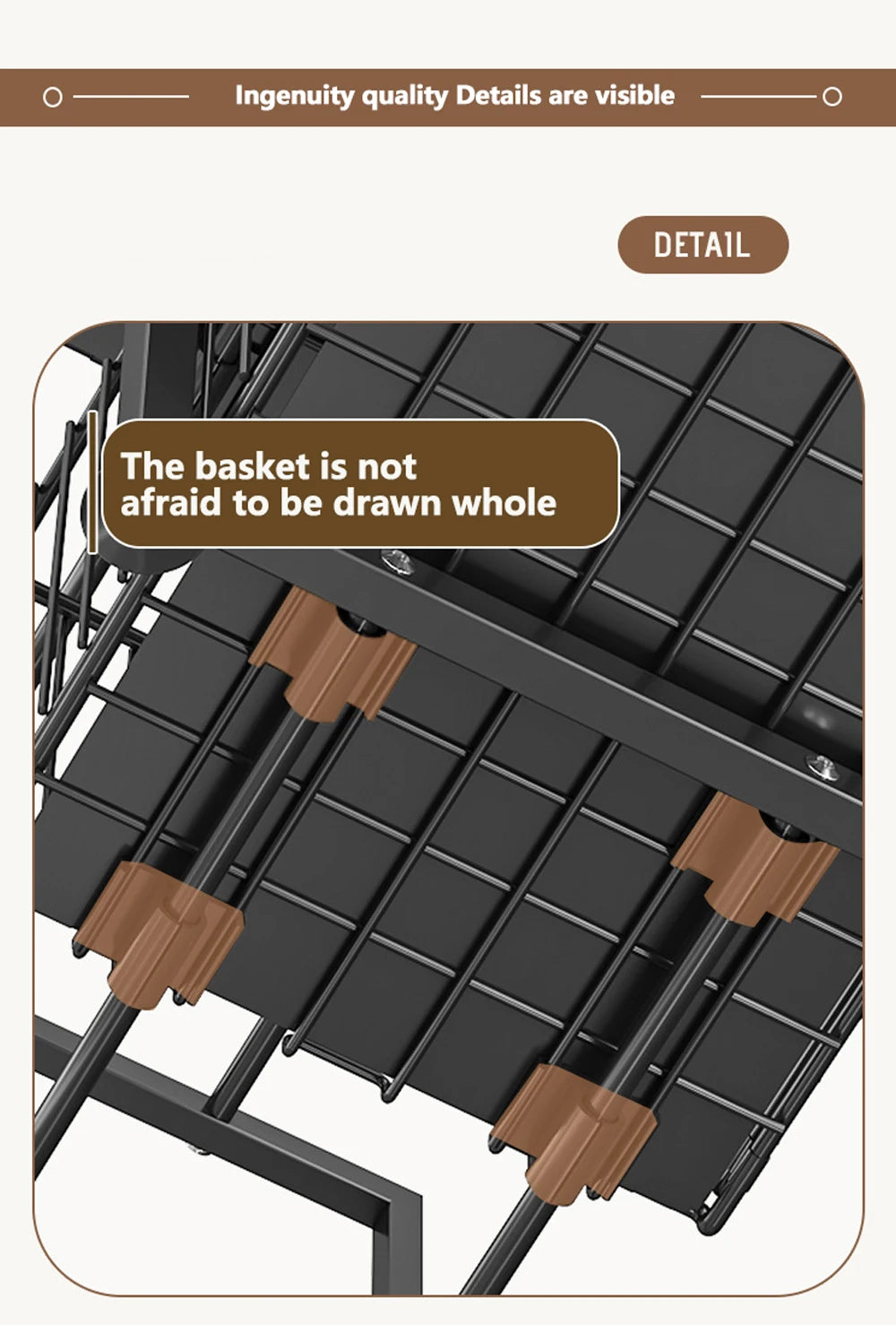 2-Tier Pull-Out Cabinet Organizer – Adjustable Under Sink Storage Rack