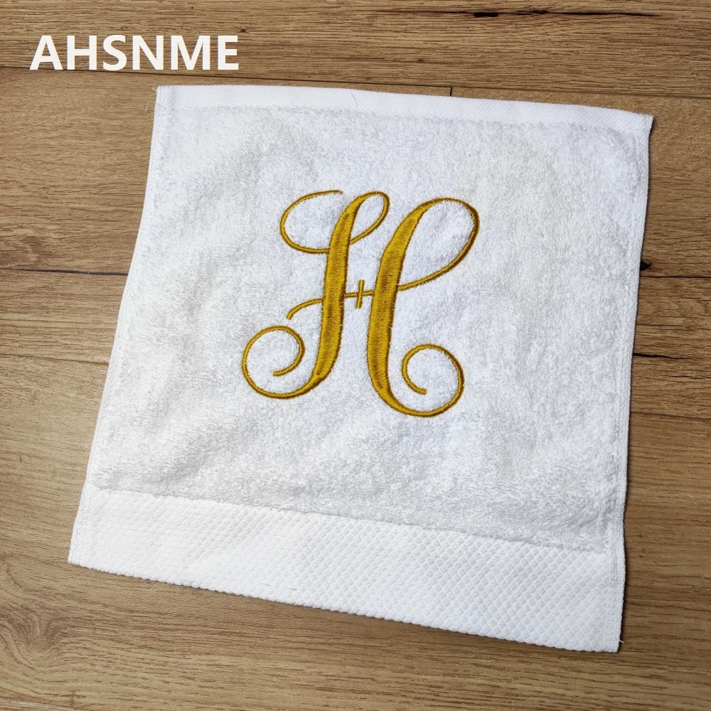 Homilliy Personalized Cotton Towel – Embroidered Bath & Hand Towels