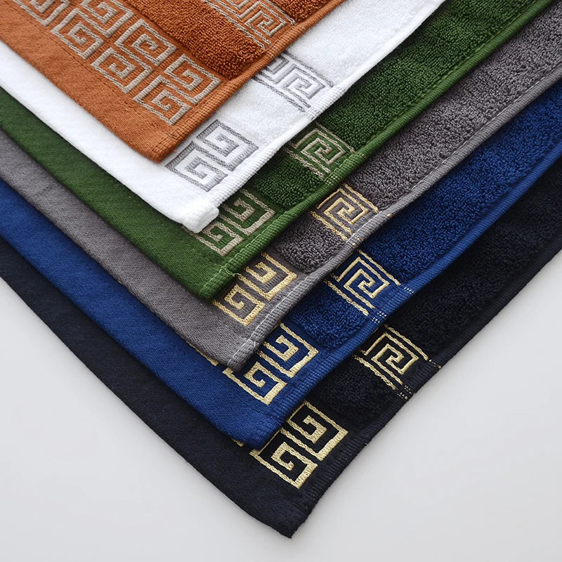 Homilliy Essential Cotton Bath Towels – 2-Piece Set (Black)