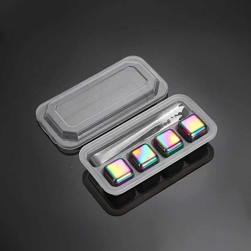 Homilliy Stainless Steel Whiskey Stones – Reusable Drink Chillers