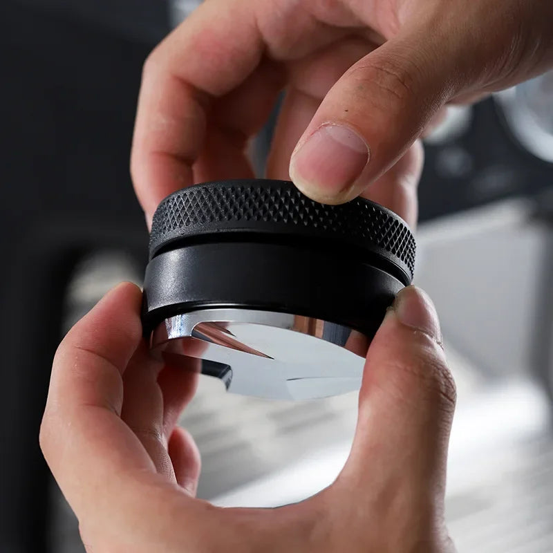 Homilly Adjustable Espresso Tamper & Distributor – Palm Press (51mm / 53mm / 58mm)