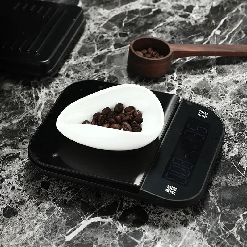Homilly Ceramic Coffee Dosing Cup – Minimalist Coffee Measuring Tray