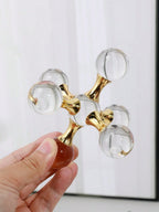 Crystal Geometric Molecular Candle Holder – Luxury Tabletop Decor & Ambient Lighting