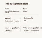 2-Tier Pull-Out Cabinet Organizer – Adjustable Under Sink Storage Rack