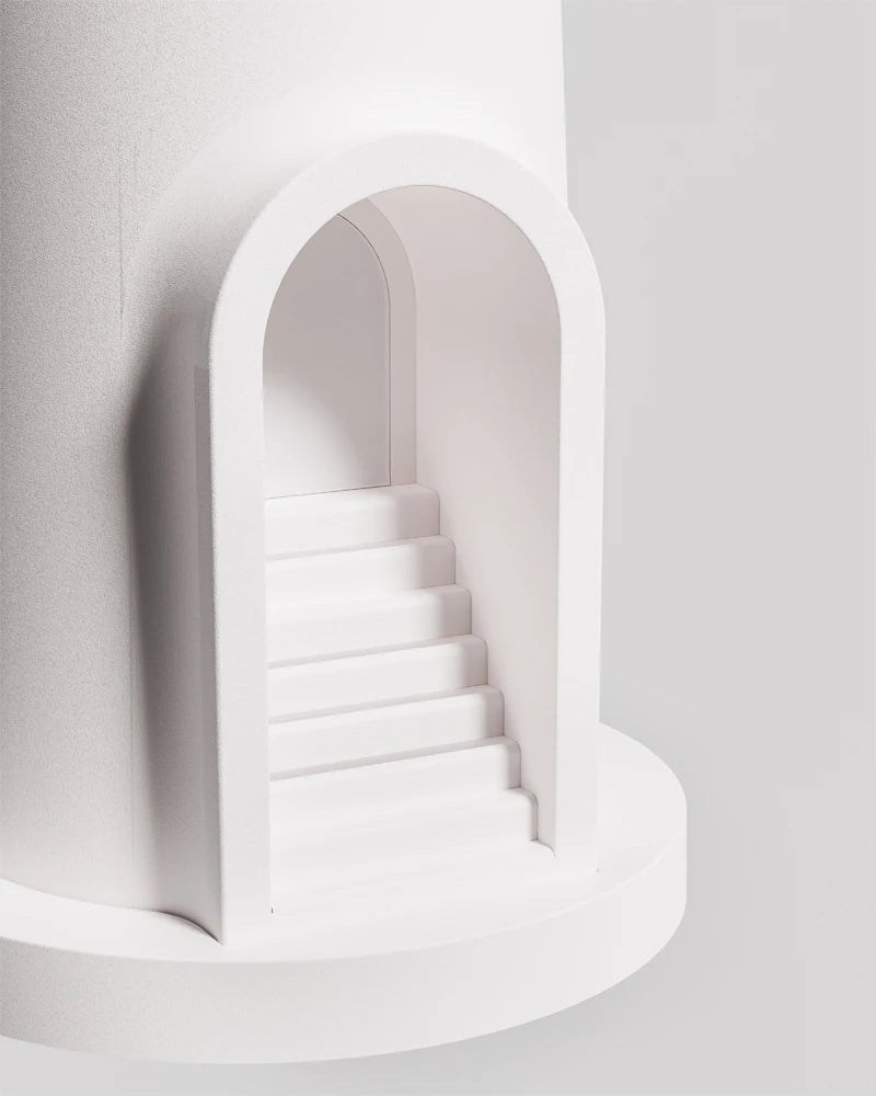 Nordic Lighthouse Moon Projection Lamp - Motion Sensor Ambient Light