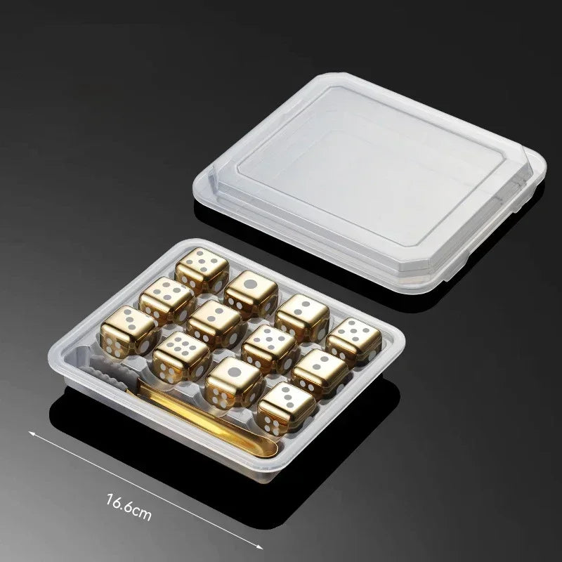 Homilliy Stainless Steel Whiskey Stones – Reusable Drink Chillers