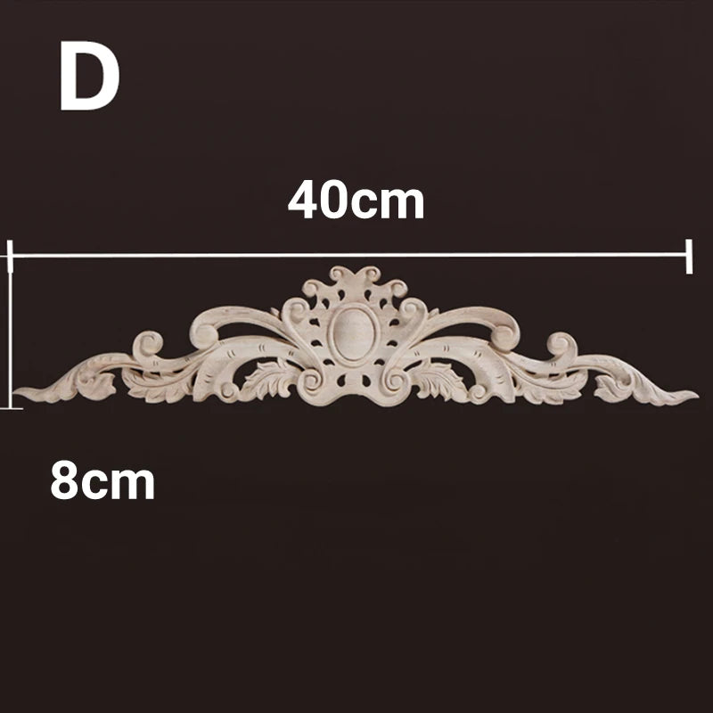 Homilliy Wood Appliques & Onlays – Decorative Floral Carvings for Furniture & Walls