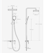 Homilliy Golden Shower Set – Multi-Function Bathroom Mixer & Hand Shower