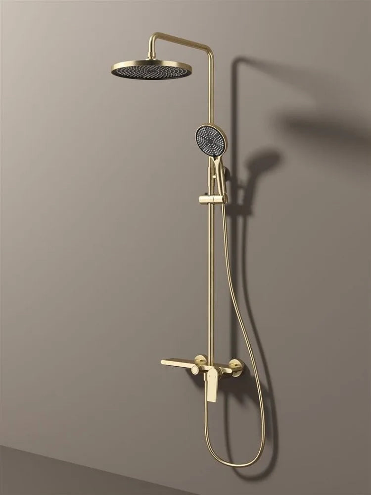 Homilliy Golden Shower Set – Multi-Function Bathroom Mixer & Hand Shower